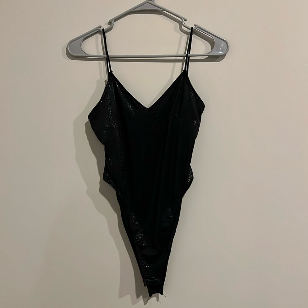 Animal print bodysuit